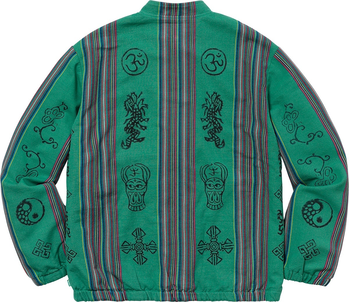 Woven Striped Batik Jacket view 5